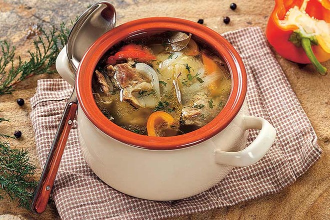 Казацкий суп из котелка