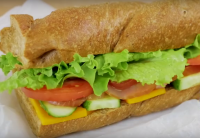 Сандвич с овощами и полендвицей (ПП рецепт)