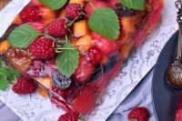Отменный фруктово-ягодный террин