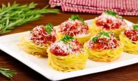 Маффины из спагетти: очень вкусное блюдо к ужину