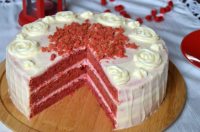 Нежный творожный крем для самого вкусного торта «Красный бархат»