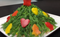 Салат «Новогодняя елочка»-невероятно вкусный и праздничный