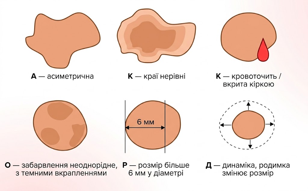 Сучасна діагностика родимок